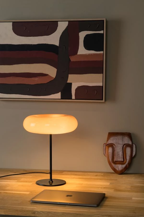 Lucide SENTINO - Tischlampe - Ø 30 cm - 3xG9 - Orange - Atmosphäre 1